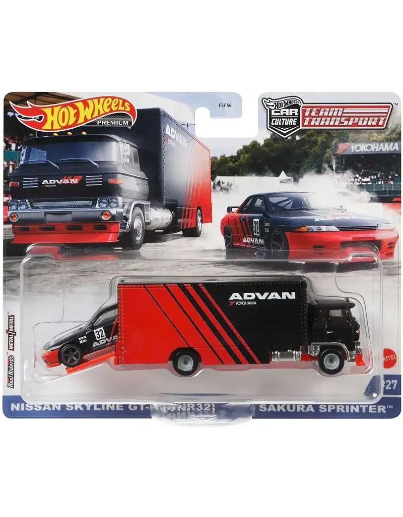Hot Wheels Premium Team Transport Nissan Skyline GT-R (BNR32) Sakura Sprinter