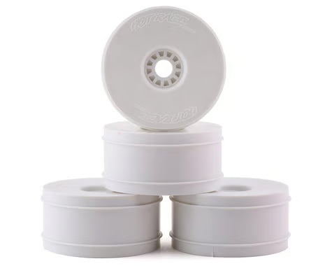 001-1101 HotRace 1/8th Off Road Buggy Wheel (4) (White)