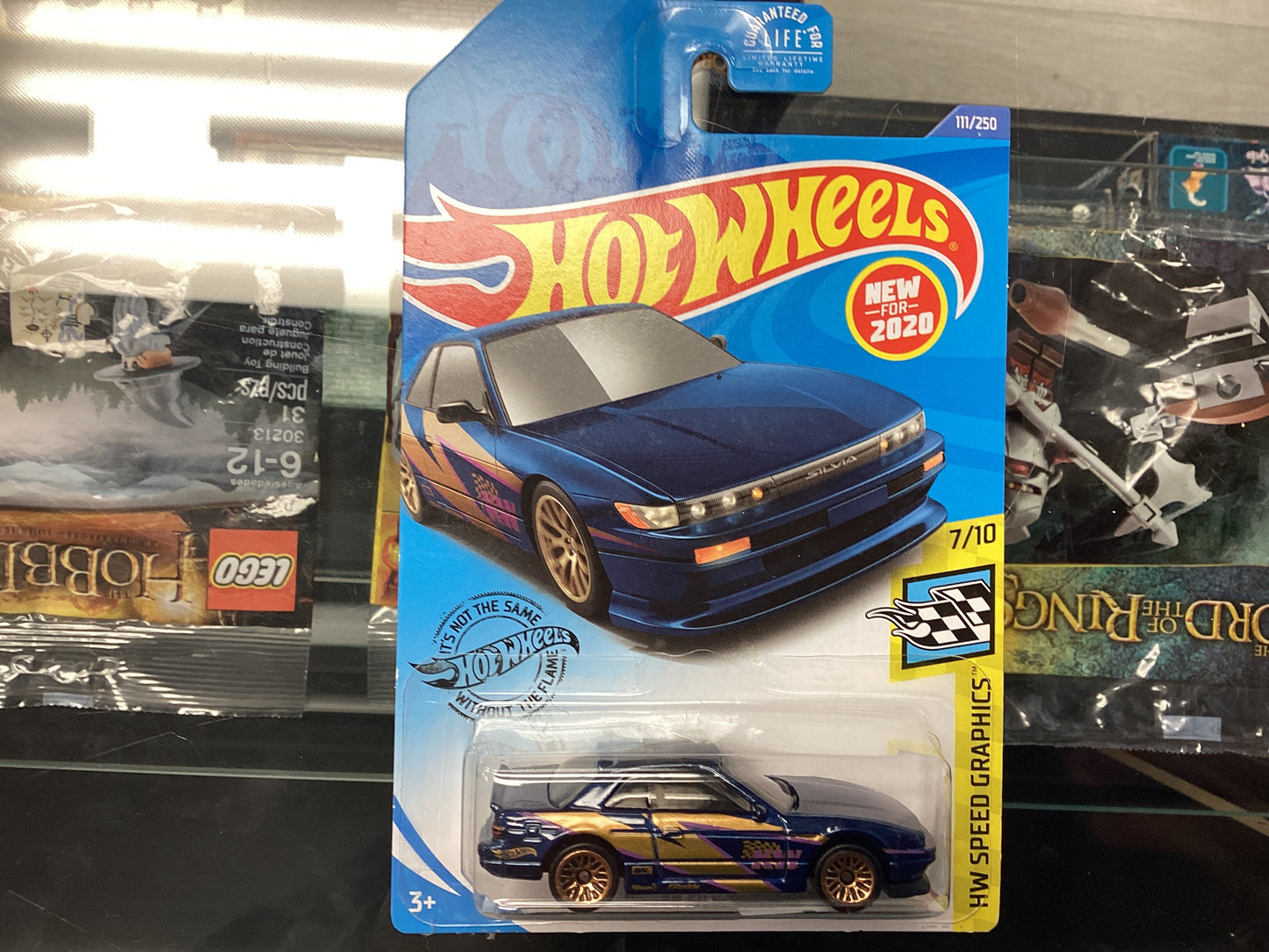 HE HotWheels HW Speed Graphics Nissan Silvia (S13) Blue