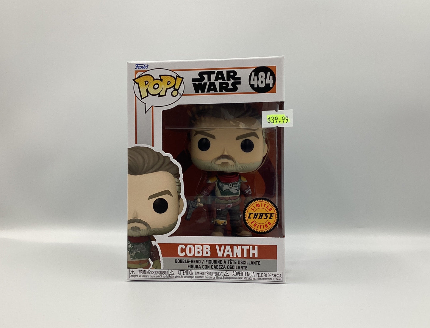 Funko Pop Star Wars 484 Cobb Vanth Limited Chase Edition