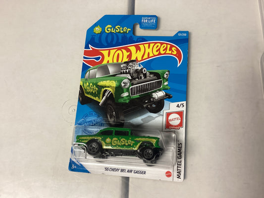 HE Hot Wheels Matel Games Gusted ‘55 Chevy Bell Air Gasser