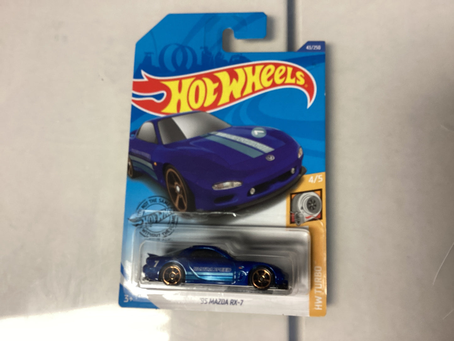 HE Hot Wheels HW Turbo ‘95 Mazda RX-7 Blue