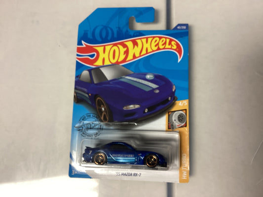 HE Hot Wheels HW Turbo ‘95 Mazda RX-7 Blue