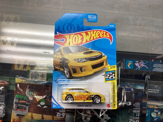 HE HotWheels HW Speed Graphics Subaru WRX STI Yellow