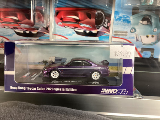 HE Inno Models Nissan Skyline GT-R (R33) Nismo 400R Purple