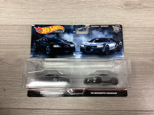 HE Hot Wheels Bugatti Veyron, ‘16 Bugatti Chiron