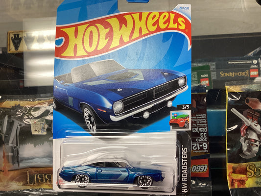 HE HotWheels HW Roadsters ‘70 Plymouth Barracuda