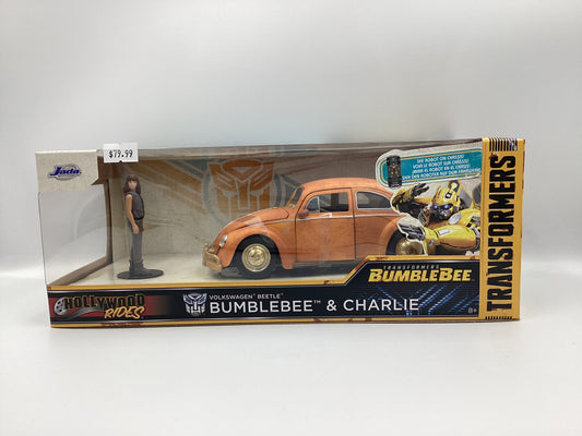 Jada Holly Wood Rides Transformers Volkswagen Beetle Bumblebee & Charlie