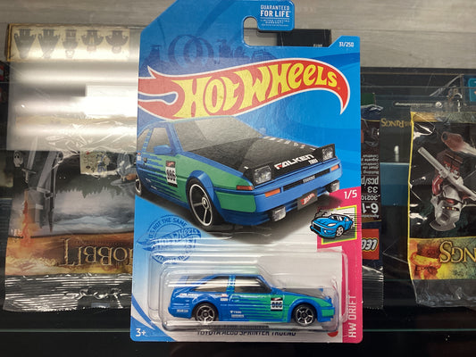 HE HotWheels HW Drift Toyota AE86 Sprinter Trueno Blue