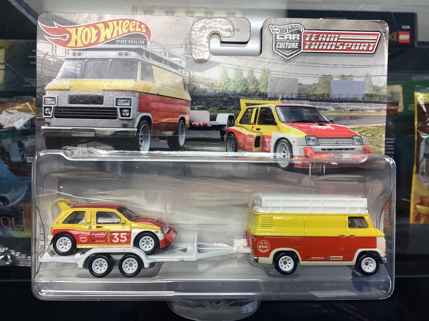 HE HotWheels Team Transporter MG Metro 6R4 HW Rally Hauler