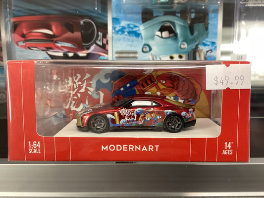 HE Modern Art GT-R R35 Red With Fish