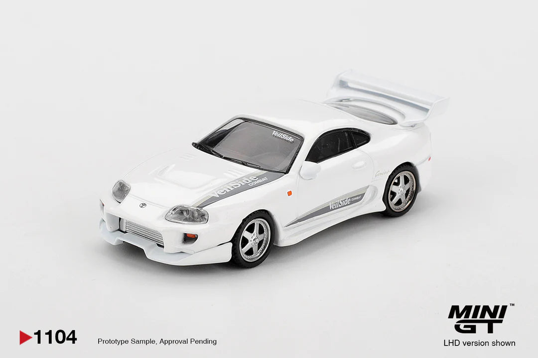HE MGT01104 Mini GT Toyota Supra Veilside Combat V-4 White #1104