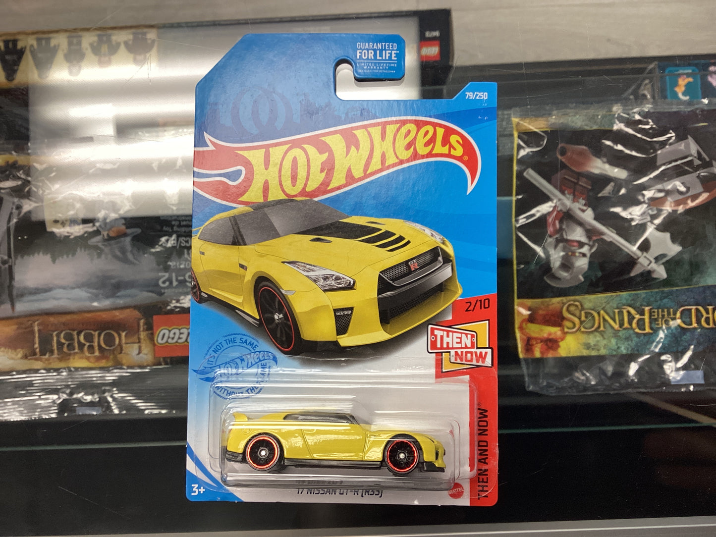 HE HotWheels Then And Now ‘17 Nissan GT-R (R35) Yellow