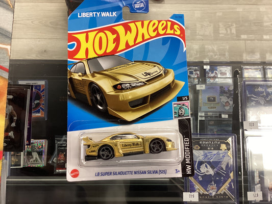 HE HotWheels HW Modified LB Super Silhouette Nissan Silvia (S15) Gold