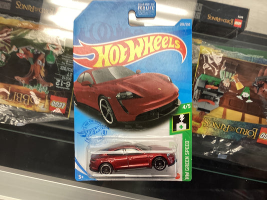 HE HotWheels Porsche Taycan Turbo S Red