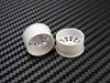 PN Racing Mini-Z AWD Machine Cut 10 Spoke Rear Wheel R3 White
