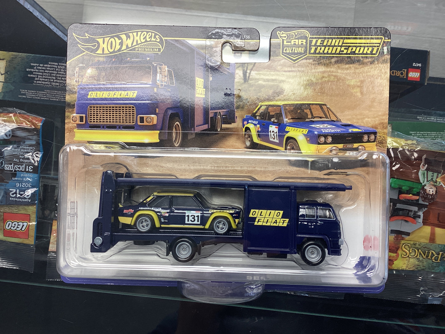 HE Hot Wheels Team Transport Fiat 131 Abarth Second Story Lorry