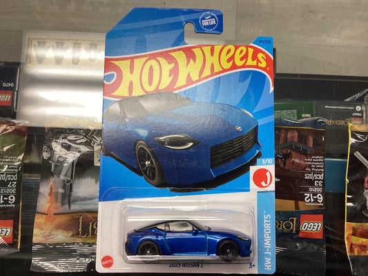HE HotWheels J-Imports 2023 Nissan Z Blue
