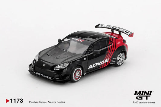 HE MGT01173 Mini GT Toyota GR86 LB Nation Advan #1173