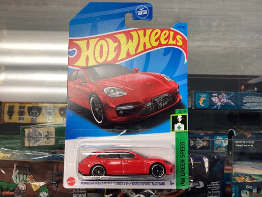 HE HotWheels HW Green Speed Porsche Panamera Turbo S E-Hybrid Sport Turismo