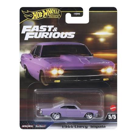 HE Hot Wheels Premium Fast & Furious 1966 Chevy Impala