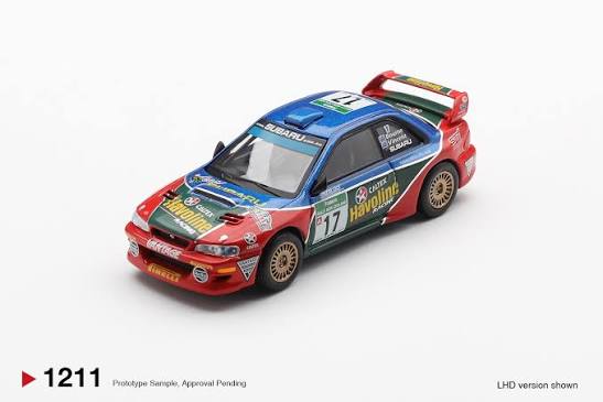 HE MGT01211 Mini GT Subaru Impreza WRC98 #17 2000 Rally New Zealand #1211