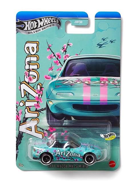 HE Hot Wheels Silver Series Arizona 1991 Mazda MX-5 Miata