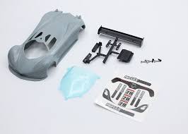 RAW-001-LG Reflex Racing MF-1 ABS Plastic Body Set (Light Gray)