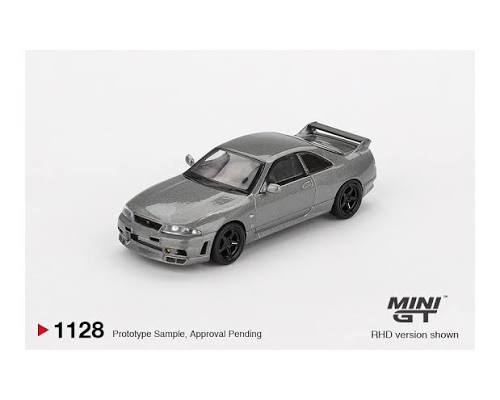 HE MGT01128 Mini GT Nissan Skyline GT-R Dark Metal Gray Nismo BCNR33 CRS Ver #1128