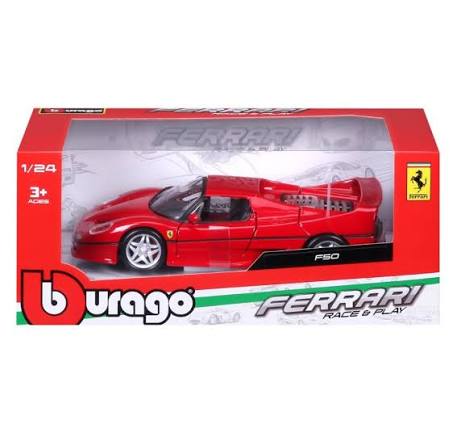 HE Bburago Ferrari F50 Race + Play 1/24 Scale