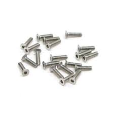 700318 PN Racing M2x8 Countersink Stainless Steel Hex Machine Screw (20pcs)