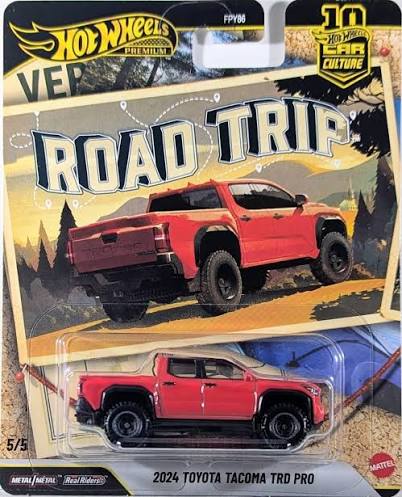 HE Hot Wheels Premium Road Trip 2024 Toyota Tacoma TRD Pro 5/5