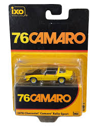 HE IA64011 iXO Modelcars 1976 Chevrolet Camaro Rally Sport Yellow