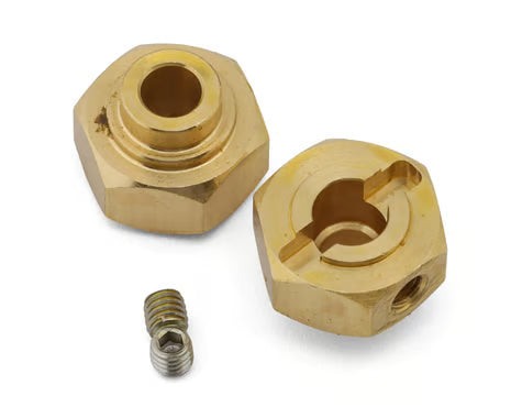 IRC00292 Incision 12mm Brass Hex Adapters (2) (For VP Straight Axles)