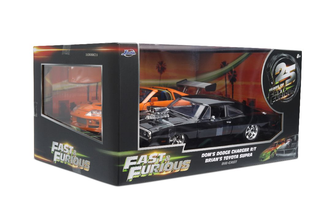 JAD37542 Jada 1/24 "Fast & Furious 25th" Dom & Brian Twin Pack