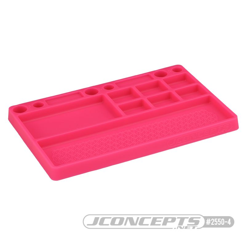 JCO2250-4 JConcepts Parts Tray, Rubber Material - Pink