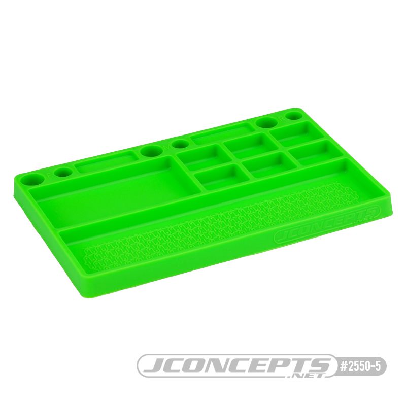 JCO2250-5 JConcepts Parts Tray, Rubber Material - Green