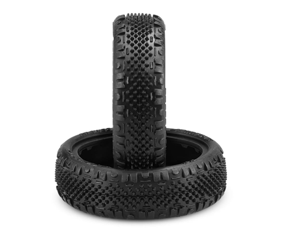JCO3181-011 JConcepts Pin Swag Slim 2.2" 2WD Front Buggy Carpet Tires (2) (Purple)