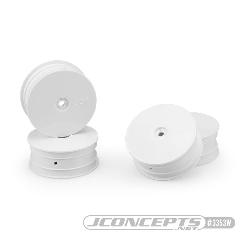 JConcepts Mono - TLR 22 4.0 / 5.0, 2.2" Front Wheel - White