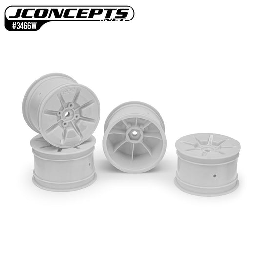JCO3466W JConcepts Pioneer - 2.2" Buggy Rear Wheel (White) - 4pc