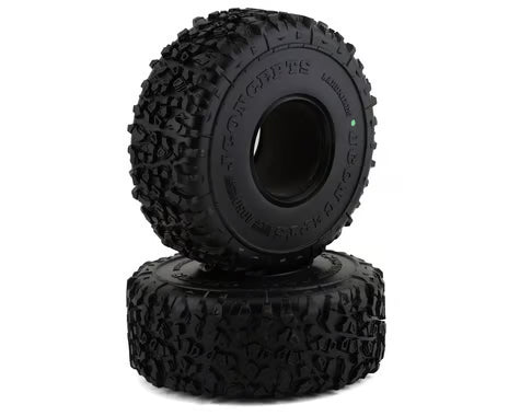 JCO4050-02 JConcepts Landmines 2.2" Rock Crawler Tires (2) (Green)