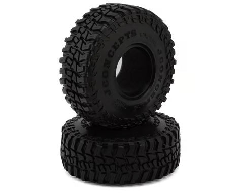 JCO4054-02 JConcepts Rock Block 1.9" 1/10 Rock Crawler Tires (2) (4.75" - Class 2) (Green)