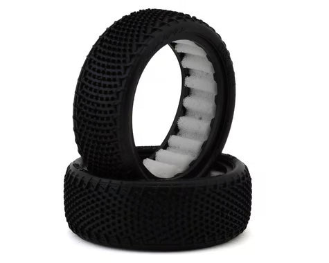 JCO4061-010 JConcepts Fuzz Bite Wide 2.2" 2WD Front Buggy Carpet Tires (2) (Pink)