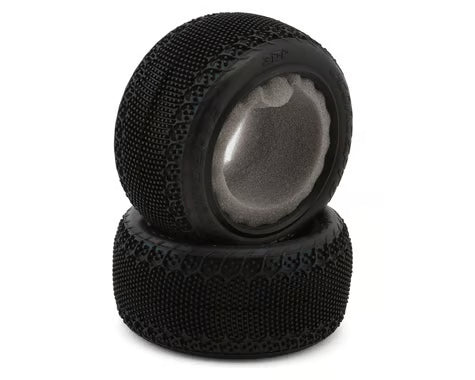 JCO4169-010 JConcepts 3DP 2.2" Rear Buggy Carpet Tires (2) (Pink) w/Foam Inserts