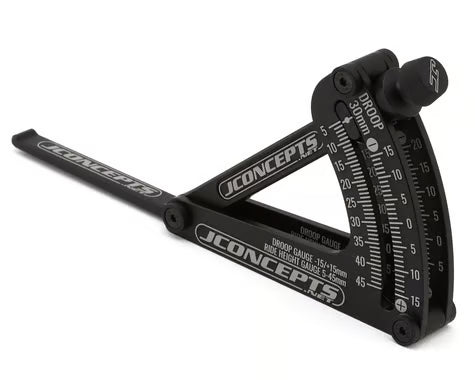 JCO5018-2 JConcepts 1/10 & 1/8 Off-Road Floating Ride-Height & Droop Gauge (Black)
