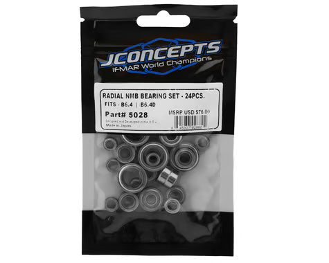JCO5028 JConcepts Team Associated Radial NMB Bearing Set (B6.4/T6.4/SC6.4)