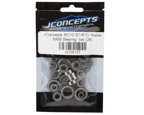 JCO5137 JConcepts RC10 B7/B7D Radial NMB Bearing Set (28)
