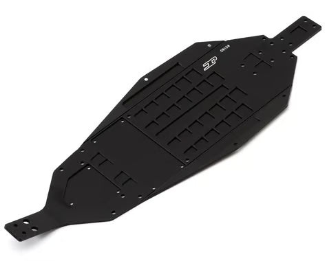 JCO5180-2 JConcepts Team Associated RC10B7 Hard Anodized Aluminum Chassis (Black) (Standard)