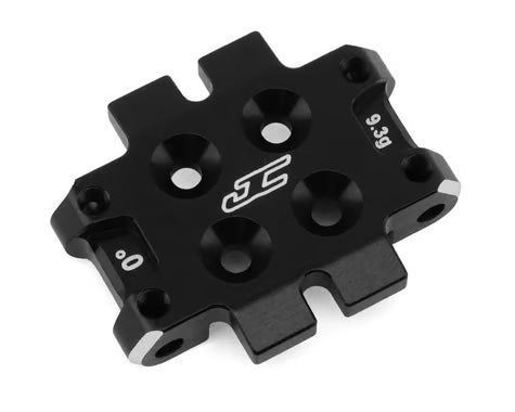 JCO5182-2 JConcepts RC10B7 Aluminum Front Bulkhead (Black) (0°)