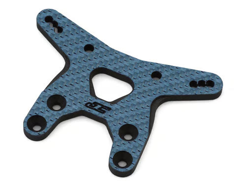 JConcepts Team Associated RC10B7 Carbon Fiber Front Shock Tower (Blue)  JCO5187-1